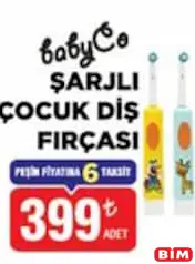 BABYCO ŞARJLI ÇOCUK DİŞ FIRÇASI BABYCO ŞARJLI ÇOCUK DİŞ FIRÇASI